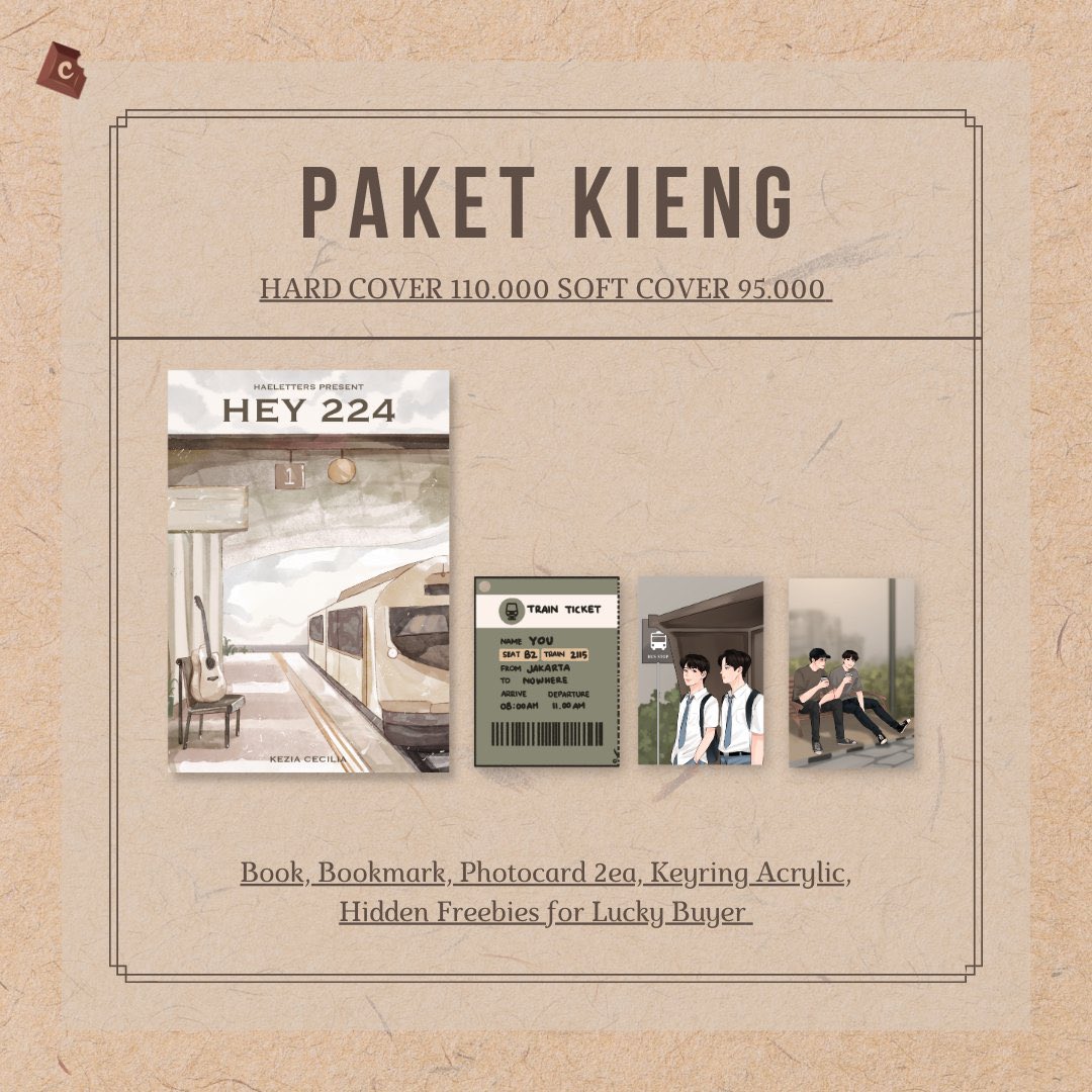 cloudyyskyygo's tweet photo. ๐ฒ๐พ MY G.O | HEY, 224 (NEW COVER) by @HAELETTERS @ChokoPublisher
Paket Hosekiel
HC : RM59
SC : RM54
Paket Seose
HC : RM54
SC : RM50
Paket Kieng
HC : RM48
SC : RM44
โ๏ธ Exclude EMS & local postage (pay when ready ship to ๐ฒ๐พ)
#Hey224 #wts #novelau #pasarNCTmy #pasarNCT https://t.co/nR1pKpl3r5