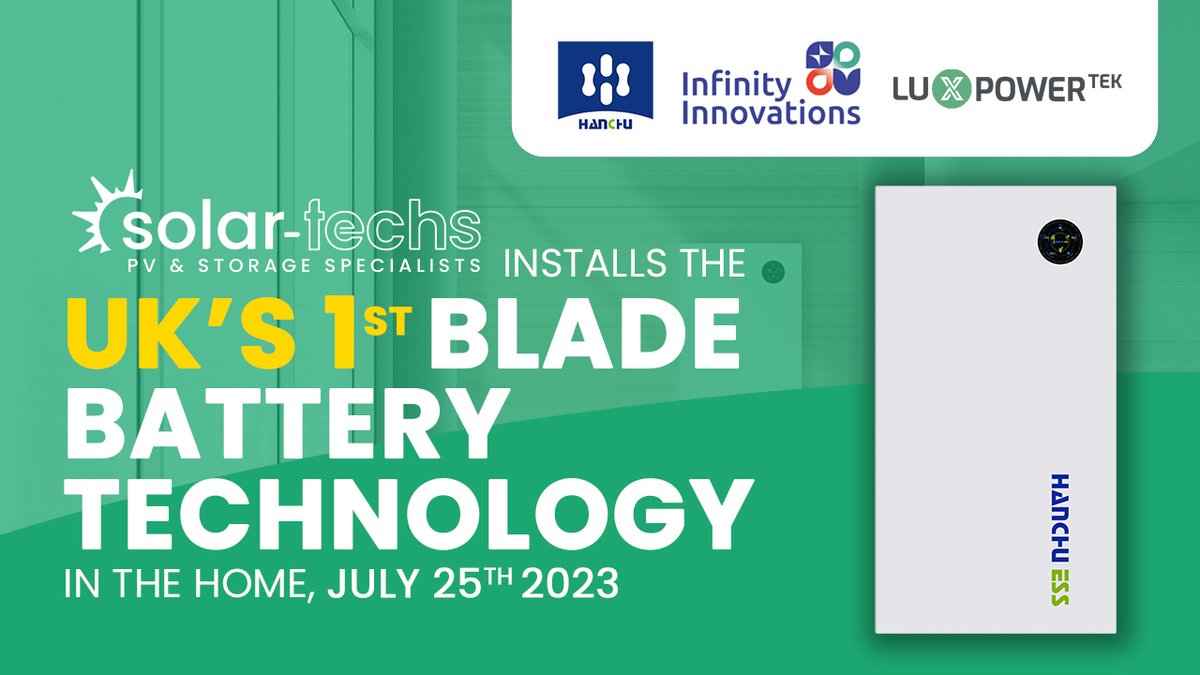 solartechsuk's tweet image. ✨ In this week's Solar Spotlight, we're featuring the incredible benefits of solar battery storage systems. 🔋💡 Learn how they can enhance your energy independence and reduce your reliance on the grid youtube.com/watch?v=29KS0p….  #SolarSpotlight #BatteryStorage #Hanchu #LuxPower
