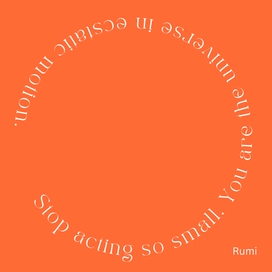 Rumi is one of those writers that transcends time and space. If you need more poetry in your life - Rumi would be a great start. 
#rumiquotes #claimyourlight