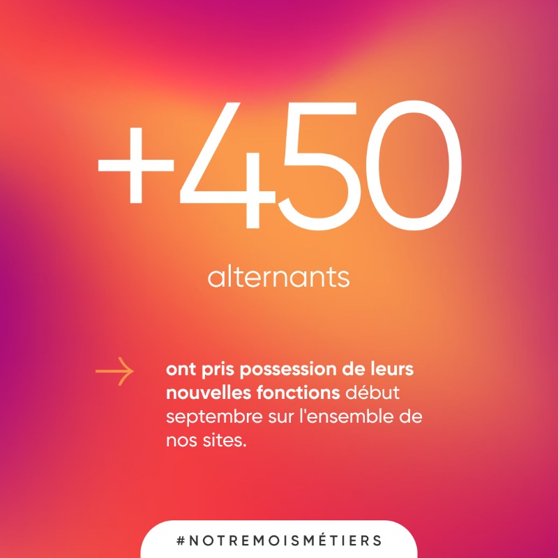 ArcelorMittalF's tweet photo. 💪Nous sommes ravis d’accueillir nos nouveaux alternants. Ils sont l’avenir des métiers de l’#acier. Il est encore temps de rejoindre nos équipes, découvrez nos offres juste ici 
#NotreMoisMétiers