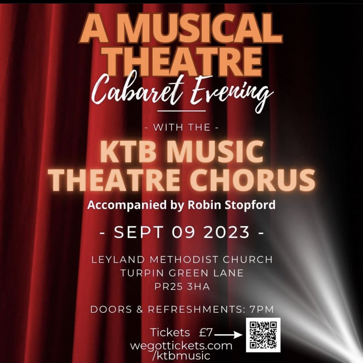 Not long to go! Ticket sales close tomorrow (Sat 9th Sept.) at 3pm so grab them whilst you can. #musicaltheatre #showtunes #songsfromtheshows #music #livemusic #leyland #leylandmethodistchurch #lancashire #whatsonlancashire #whatsonleyland