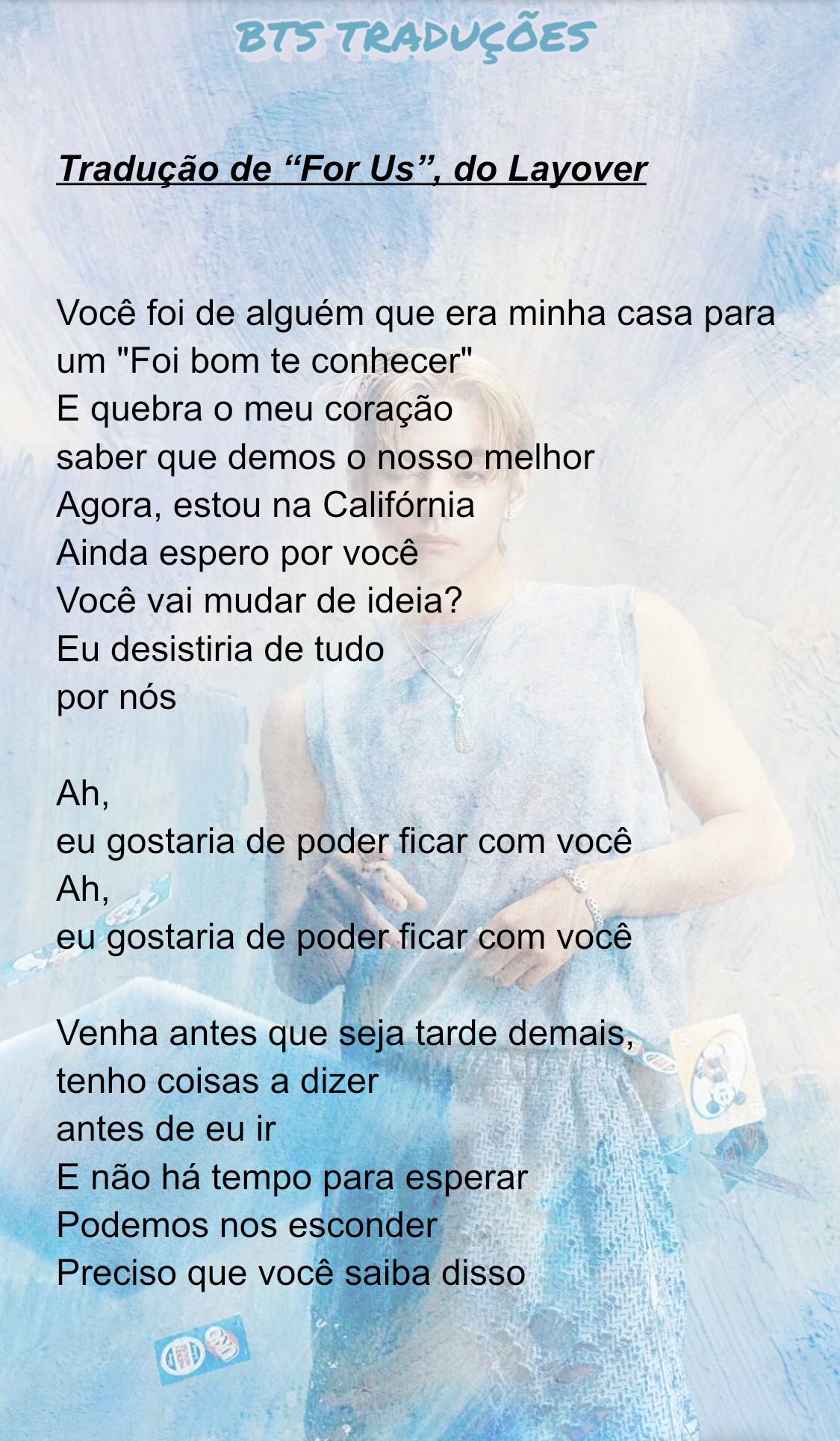 Alguém pode me ajudar???Eu preciso da tradução!!!