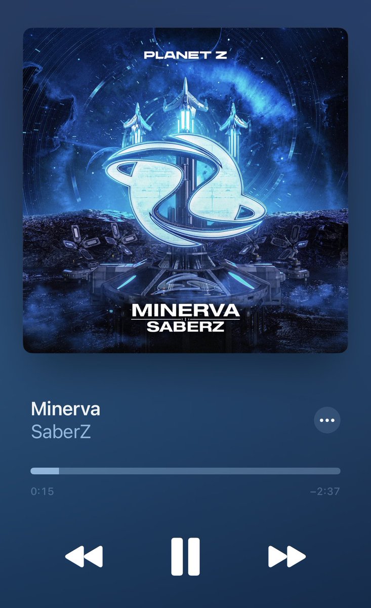 Starting the morning with this new banger by @Saberzmusic 🛸💙 That break melody tho… 🥹😍