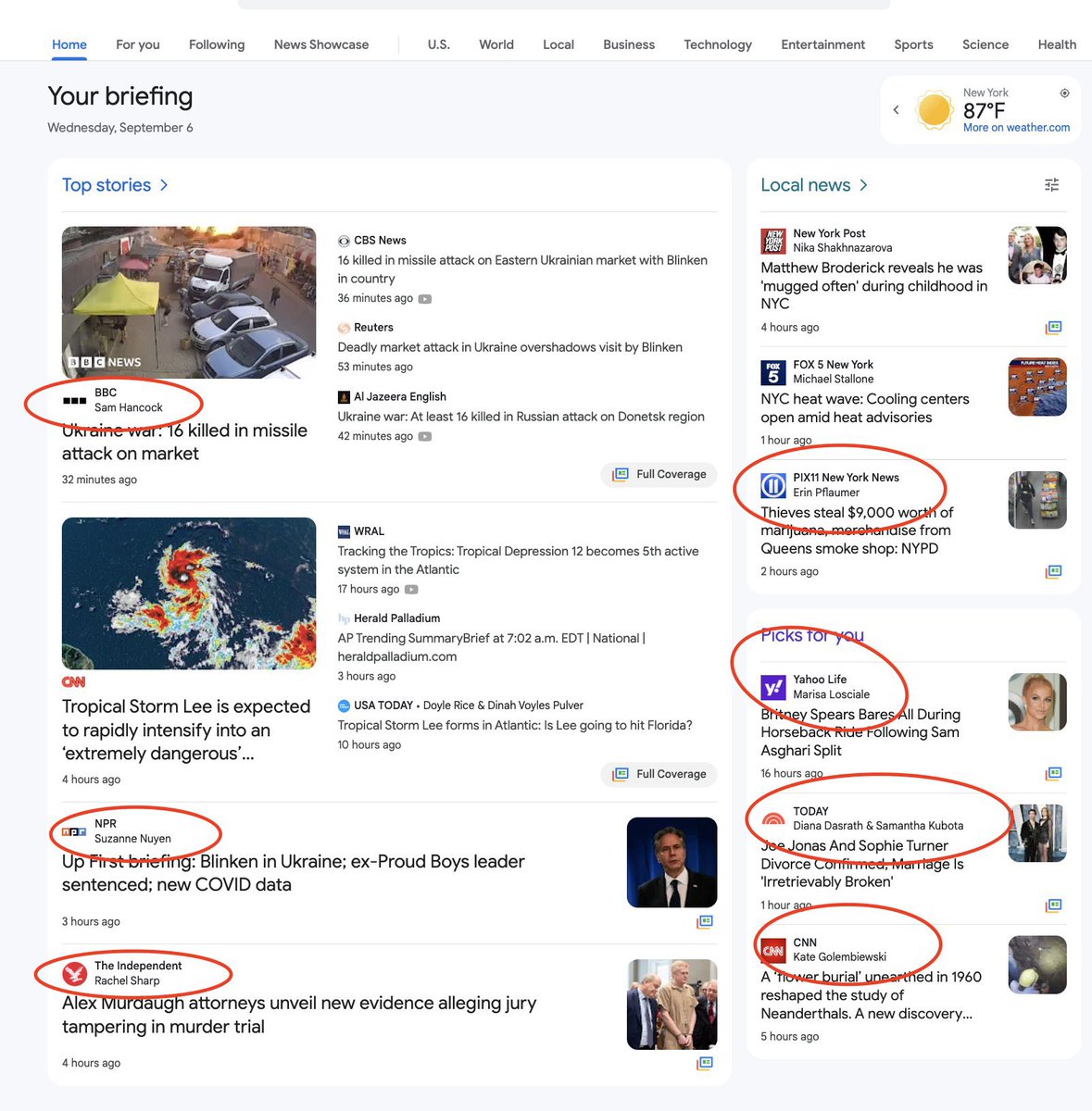 Google testing author name in anchor testing #Google #anchor #brand #search