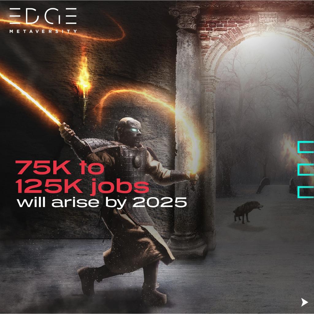 EdgeMetaversity's tweet image. India's VFX &amp;amp; animation sector is booming, fueling job opportunities and economic growth📈. Ace the AVGC trends with EDGE Metaversity.🌟
Join Today 👨🏻‍💻

#EDGEMetaversity #Edge #AVCG #VirtualProduction #ImaginationUnleashed #VFX #digitalart #creative