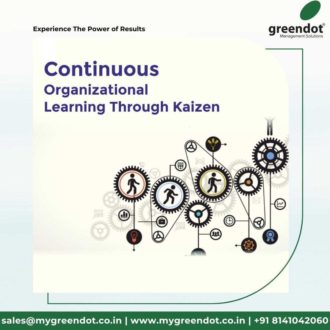niravgreendot's tweet image. &quot; Continuous Organizational Learning Through Kaizen &quot;