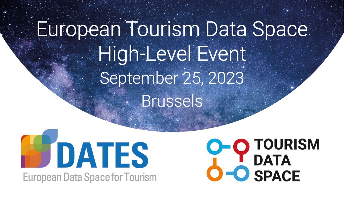 Don't miss the opportunity to join the round-table discussion on future Common #European #Tourism #DataSpace in Brussels on 25th September, co-hosted by DSFT and @datestourism. Register here:👉forms.gle/h9Bsf3tfKwGcC8… @citydna_eu @moduluniversity @ForwardKeys @ETC_Corporate