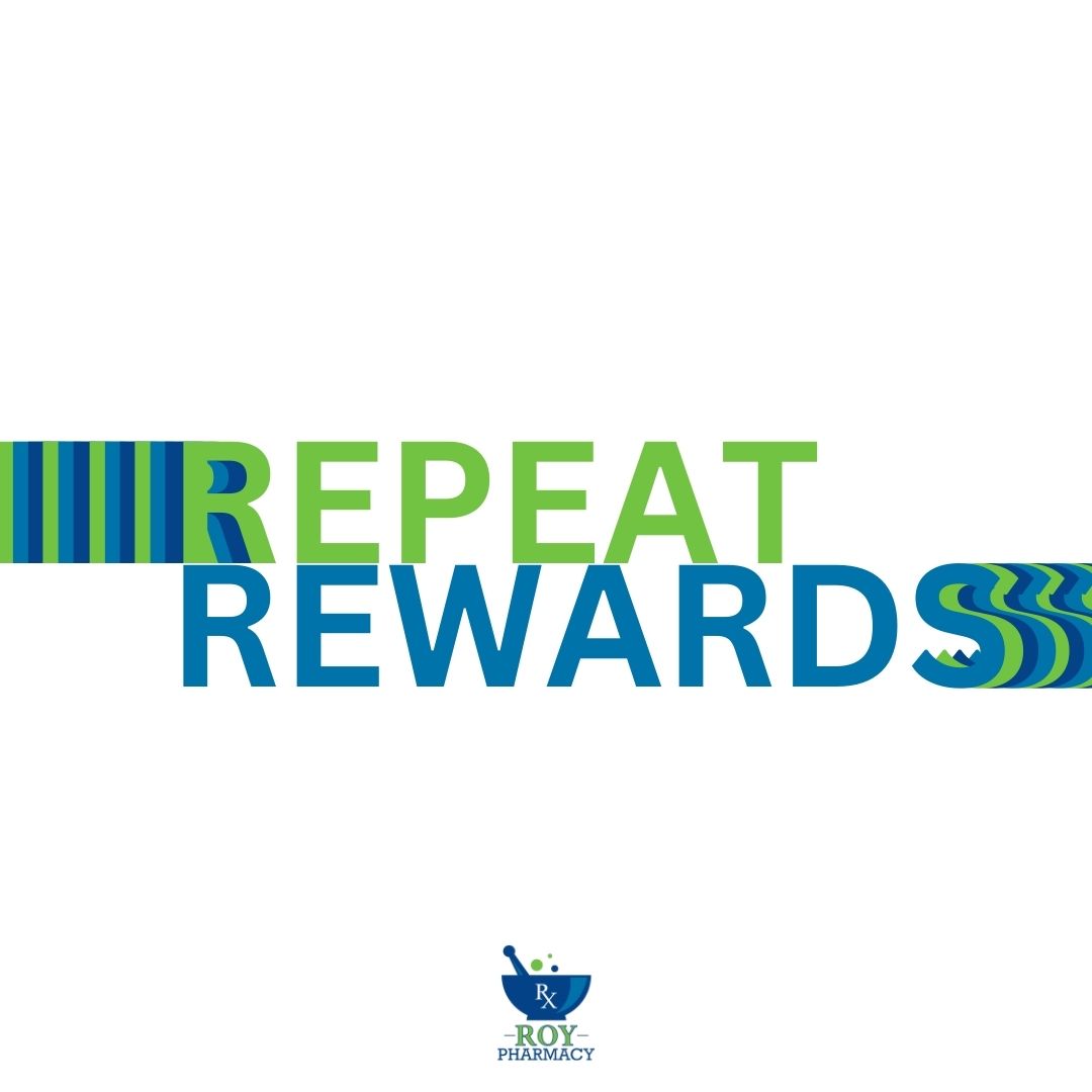 RoyPharmacy_'s tweet image. Earn rewards with every purchase! 🎁

Our repeat rewards program is designed to thank you for your loyalty. Shop, earn points, and enjoy exclusive benefits with us! 

#RepeatRewards #LoyalCustomers #RoyPharmacy #RoyUt #RoyRx
