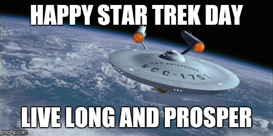 TrekContinues's tweet photo. From all of us at Star Trek Continues, we want to wish all of you a very Happy Star Trek Day! Don your favorite Star Trek t-shirt or cosplay, play your favorite episode, and celebrate this wonderfully iconic series we all love so much! LLAP!🖖❤️ https://t.co/fxC8kgDUrZ