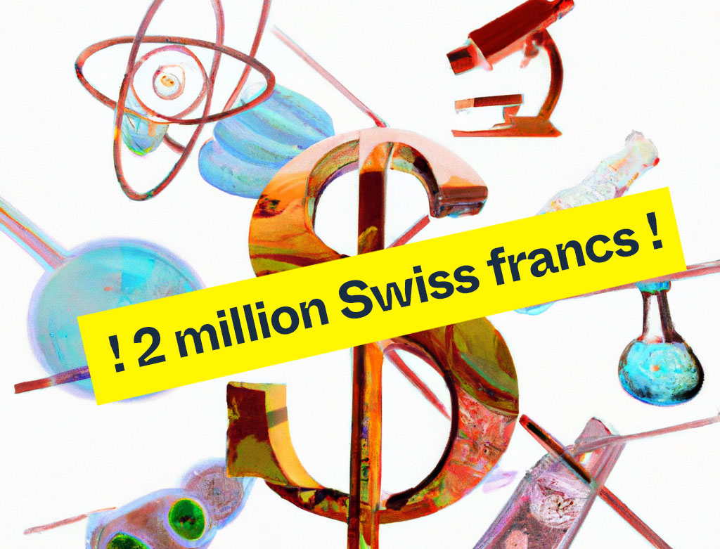 #BreakingNews: our #Science #Crowdfunding platform has passed the 2 million Swiss francs mark!🤑

We can't thank you enough for believing in us <a href="/snsf_ch/">Swiss National Science Foundation</a> <a href="/grstiftung_ch/">Gebert Rüf Stiftung</a> <a href="/wemakeit/">wemakeit</a> <a href="/MartinVetterli/">Martin Vetterli</a> @mss7676 <a href="/SwissIonChannel/">Hugues Abriel @SwissIonChannel@fediscience.org</a> <a href="/EPFL_RocketTeam/">EPFL Rocket Team</a> <a href="/HilytePower/">hiLyte Power</a> <a href="/EPFL_en/">EPFL</a> <a href="/ETH_en/">ETH Zurich</a> <a href="/UZH_ch/">Universität Zürich</a> &amp;&amp;&amp;