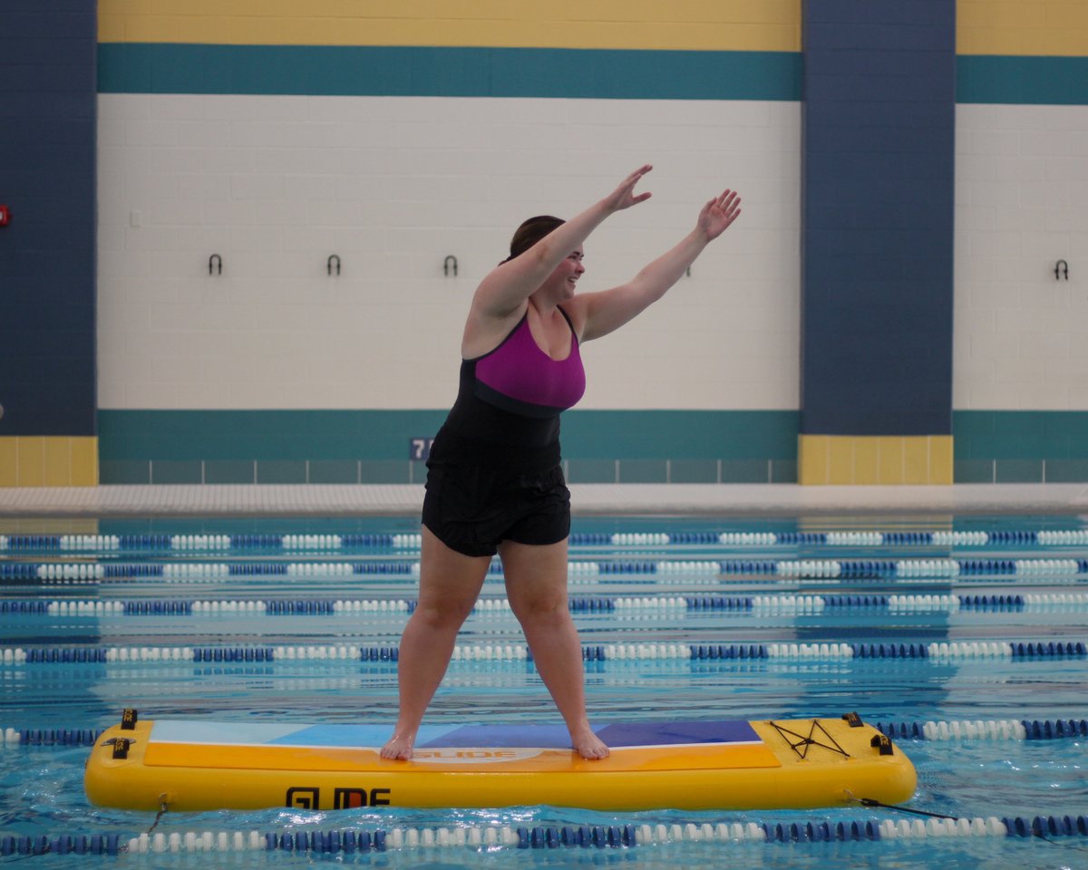 Did you know Glidefit is a workout class where you balance and flow with the waves to build strength and stability? Seahawks, come check out the class this Sunday 9/10 at 5pm, and don't plan on staying dry!