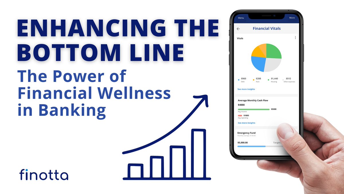 With Finotta, banks can empower their customers to improve their financial health while also driving their own bottom line. Read our blog on enhancing the bottom line here: blog.finotta.com/enhancing-the-…. #PersonalizedBanking #DigitalBanking #DigitalTransformation #fintech #finotta