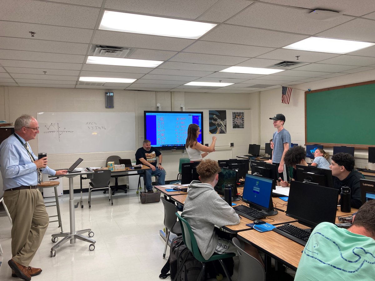 Heather Herrmann (@mrsherrmannmath) on Twitter photo Ss in <a href="/lvhsPiMan/">Rodney Snyder</a>'s class have been learning to count... in other bases! One S shared a magic trick based on 😉 base 2. Turns out there was a "bug" in the trick, which sparked a great discussion about how much we learn from mistakes and de-bugging code! <a href="/LVHS_official/">Loudoun Valley HS</a> @LCPS_Math Ss in <a href="/lvhsPiMan/">Rodney Snyder</a>'s class have been learning to count... in other bases! One S shared a magic trick based on 😉 base 2. Turns out there was a "bug" in the trick, which sparked a great discussion about how much we learn from mistakes and de-bugging code! <a href="/LVHS_official/">Loudoun Valley HS</a> @LCPS_Math
