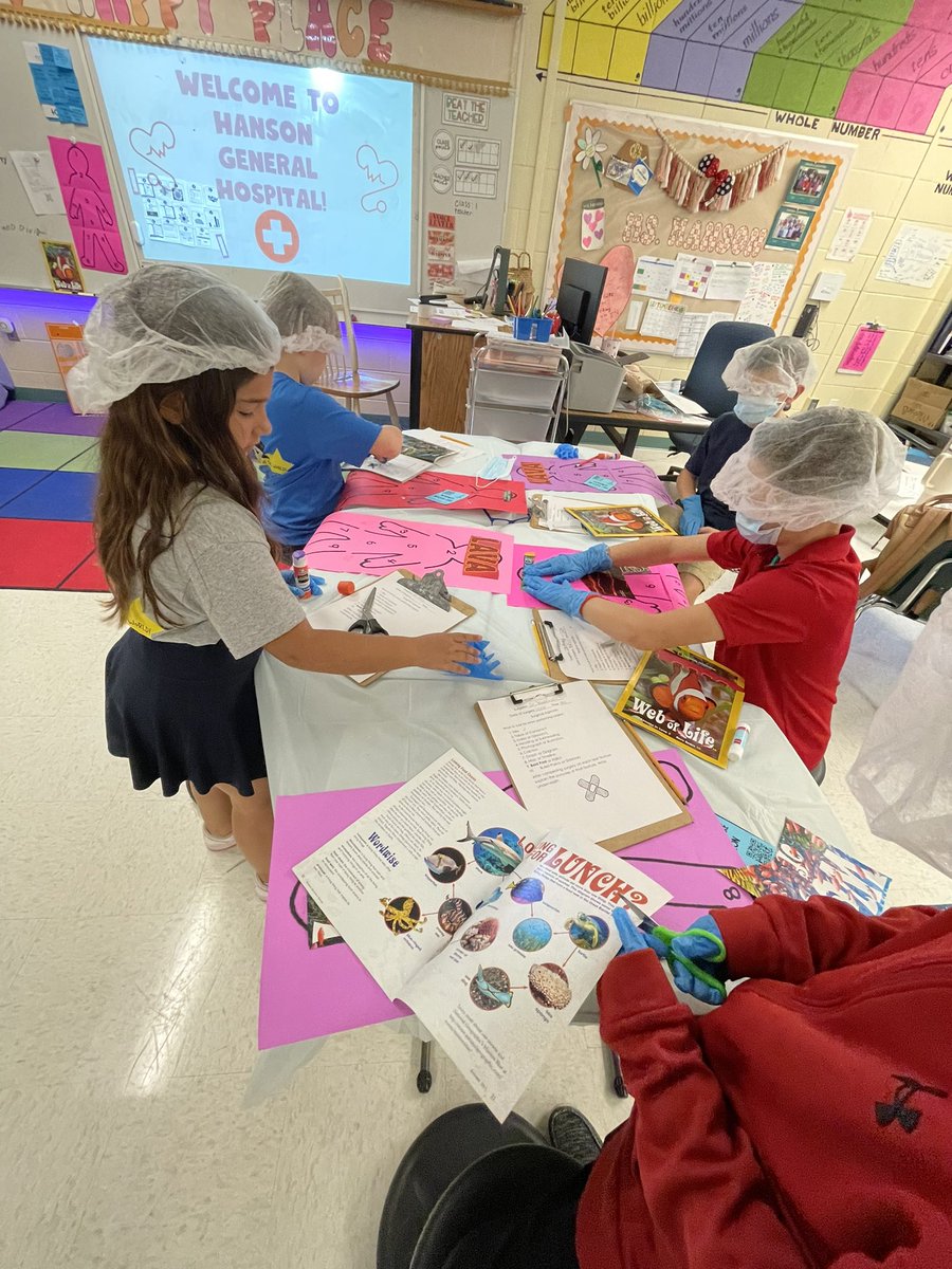 Team Hanson have become surgeons! We are diving into text feature surgery!!🏥 <a href="/CESCorkyBear/">Corkscrew Elementary</a>