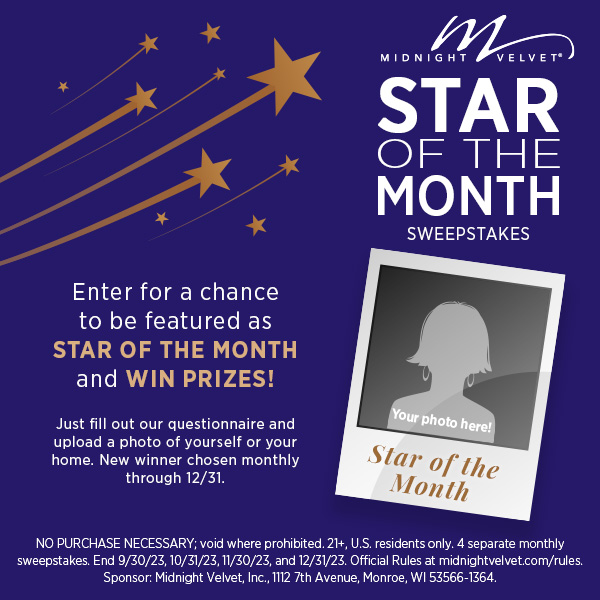 ShopMV's tweet image. Be Featured as a Star of the Month! Fill out the questionnaire below and upload a photo of yourself or your home for a chance to win! 

Questionnaire: buff.ly/3R2H191 
Rules: buff.ly/3Ekuruk