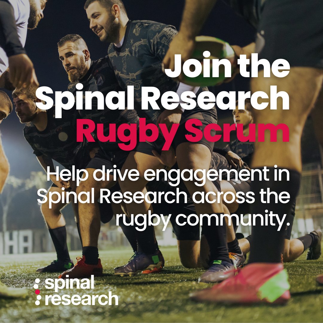 SpinalResearch's tweet image. Excitement for the #RWC2023 is soaring, and we're looking for rugby fans to join our dynamic #TeamSpinal Rugby Scrum! By joining, you can amplify our mission to develop treatments for Spinal Cord Injury from within your club and the rugby community 👉 ow.ly/SszA50PJfFj
