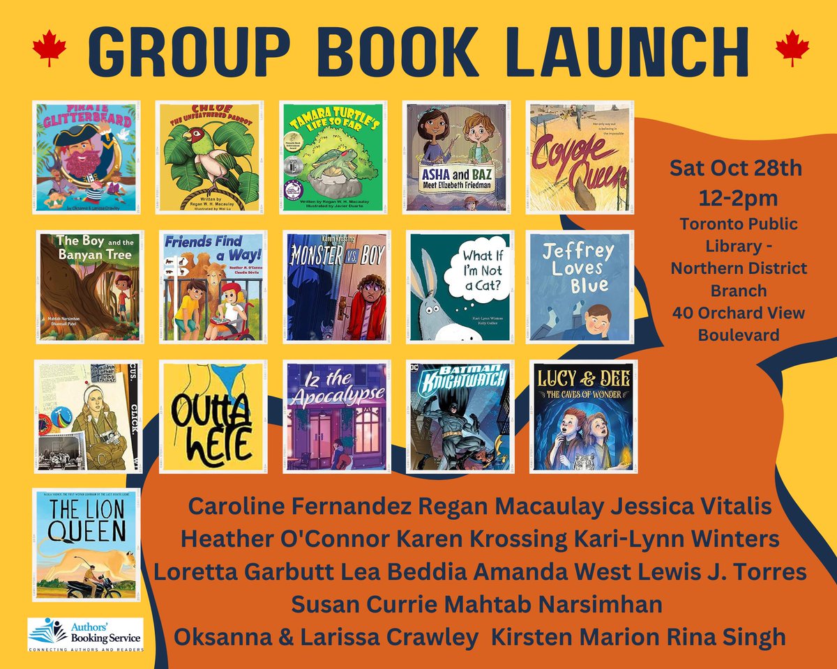 Book launch! Join @parentclub @ReganWHMacaulay @jessicavitalis @heathermoconnor @karenkrossing @KariLynnWinters @lorettagarbutt @BeddiaLea @AmandaWestLewis @jtorrescomics @Suecurrie224 @MahtabNarsimhan @kirsten_marion @storiesbysingh Sat Oct 28th 12-2pm @TPLNDistrict