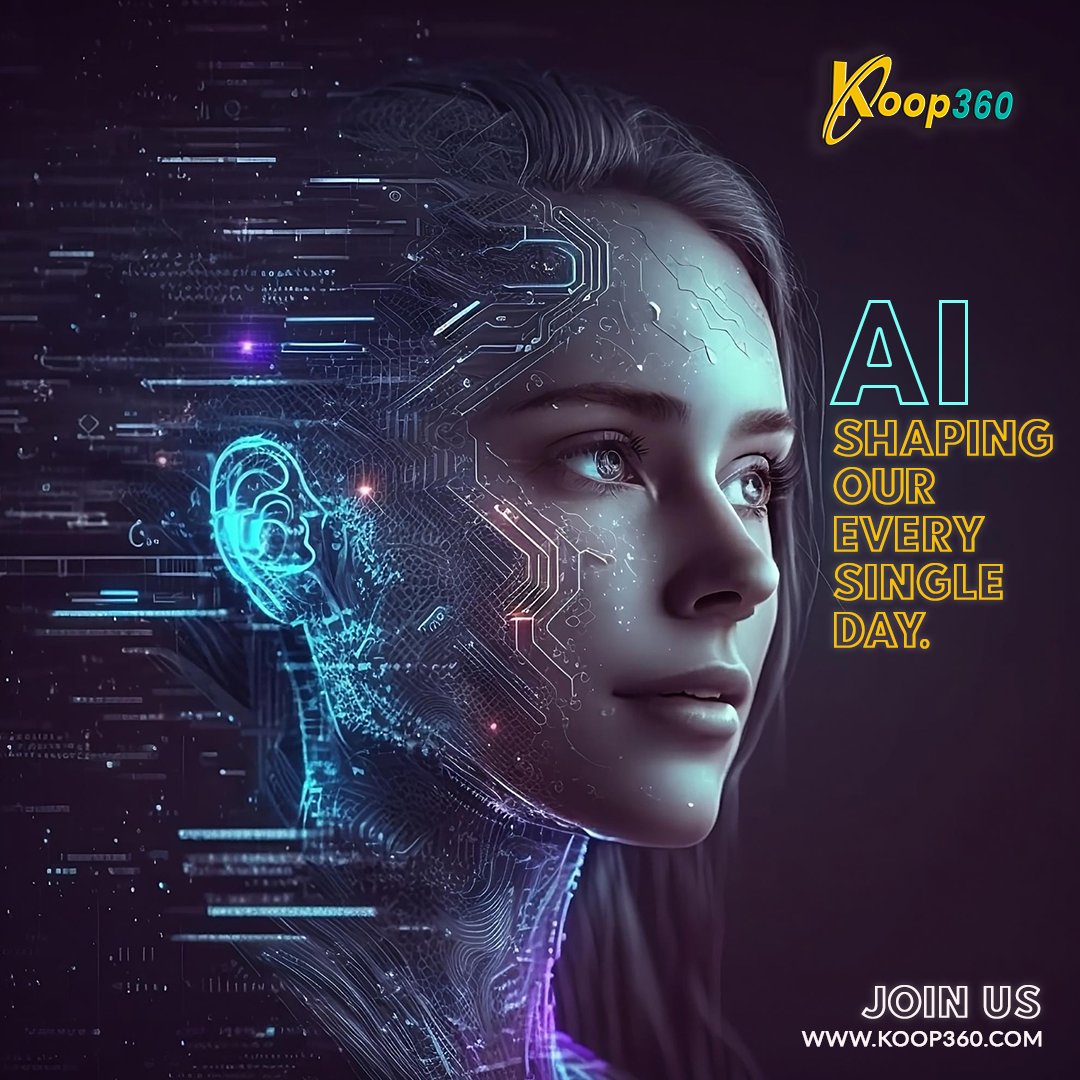 𝐀𝐈 𝐢𝐬 𝐒𝐡𝐚𝐩𝐢𝐧𝐠 𝐨𝐮𝐫 𝐒𝐢𝐧𝐠𝐥𝐞 𝐃𝐚𝐲!!

Join Our WhatsApp Community To Stay Updated:  chat.whatsapp.com/JkAdOX58mGY7pu…

#AI #artificialintelligence #futuretechnology #innovation #science #VR #AI #P2E #virtualreality #DigitalAssets #KoopAIBots #Koopers #KOOP360