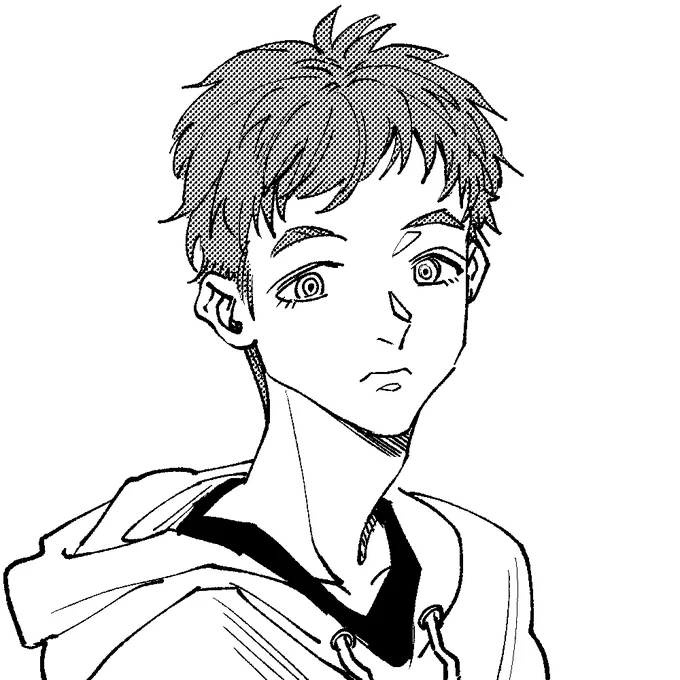 三角顔少年 