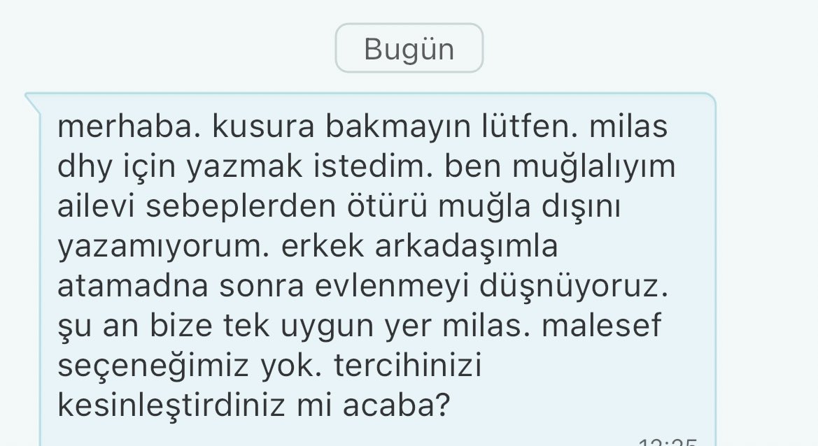 Bizim katıldığımız DHY kurasında bir şehirde ikiz kardeşler tsm yazmıştı 2 kişilik kontenjana. Herkes duygusal düşünmüştü ve ikiz kardeşlerin arasına girip ayırmayalım diye hiç kimse orayı 1. tercihine yazmamıştı. Sonradan bu ikiz kardeşlerin, orayı garantiye alınca tercihlerini