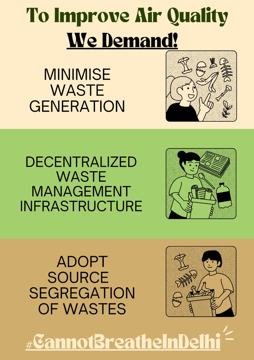 parisarpune's tweet photo. In Delhi, where the active informal sector plays a vital role in the recovery of recyclable materials, incinerators not only pollute air but also directly threaten the livelihoods of over 3 lakh working in the recovery and processing of recyclables. #CannotBreatheInDelhi #NoBurn https://t.co/r2ojfmytvz