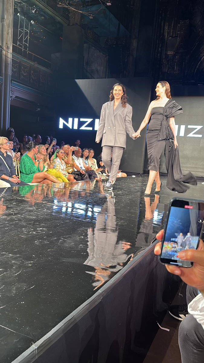 FNLNetwork's tweet photo. A beautiful start to #NYFW! After losing so much to the war in #Ukraine, #NizieEmirshah became the first #CrimeanTatar fashion designer to show at #NYFW, making #FashionWeek history! 

@ArtHeartFashion @rlgrocks 

#fashion #fashiondesigner #fashionhistory #Crimea #NewYork https://t.co/TV2oshpRFd