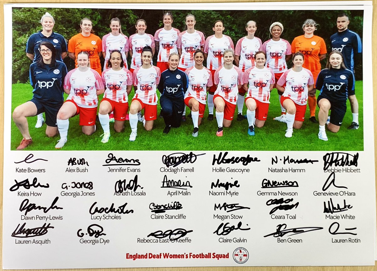 Thank you @GB_DeafFootball for the lovely pictures and the signed shirts. Malaysia, here we come!
