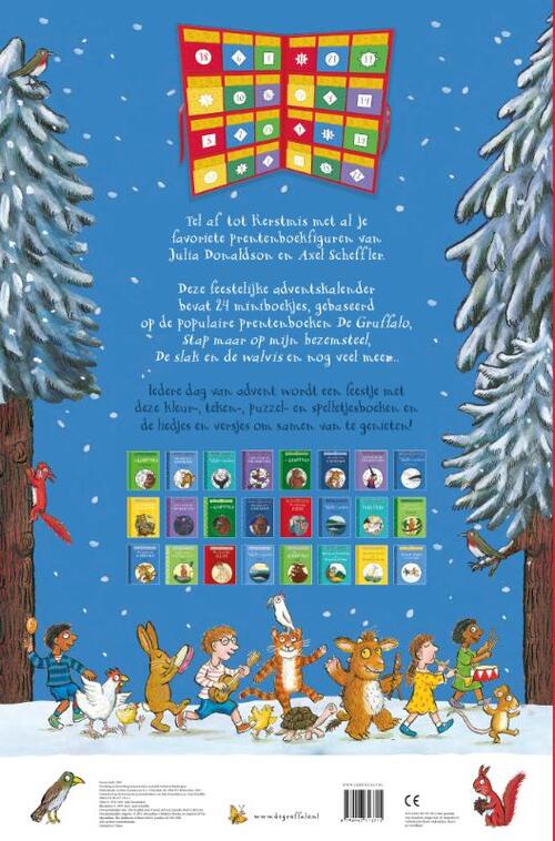 De Gruffalo adventskalender met 24 miniboekjes is zó leuk, ook in de klas, en 10 euro is natuurlijk een koopje! #kleuters #lekkerlezen