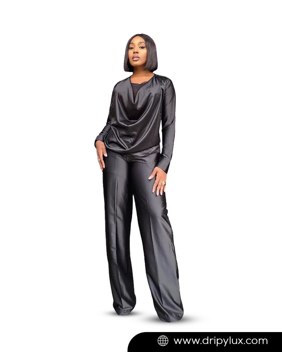 dripylux's tweet photo. This exquisite two-piece Carmen pant set by Borah George is a wardrobe stable for every elegant woman. 

Mix and match for endless style options! 

Ready to snag that boss lady look? 

Shop now on our website!(https://t.co/3G6wcyLi4s)

#africanfashion #pantset #femalefashion https://t.co/qSjRcvD64U