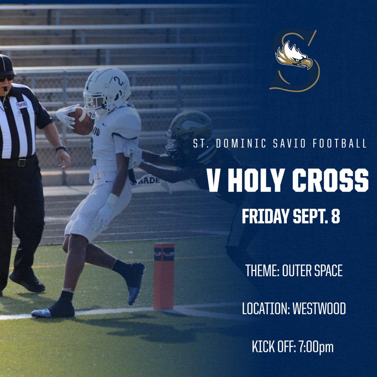 Let's go Savio Football!!! 

Come out and show your support!!! 
#saviofootball #savioathletics #goeagles