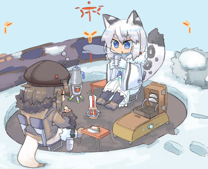 【再掲】夏は描かれないことで有名なひゆちゃんだ!(厚着なので 