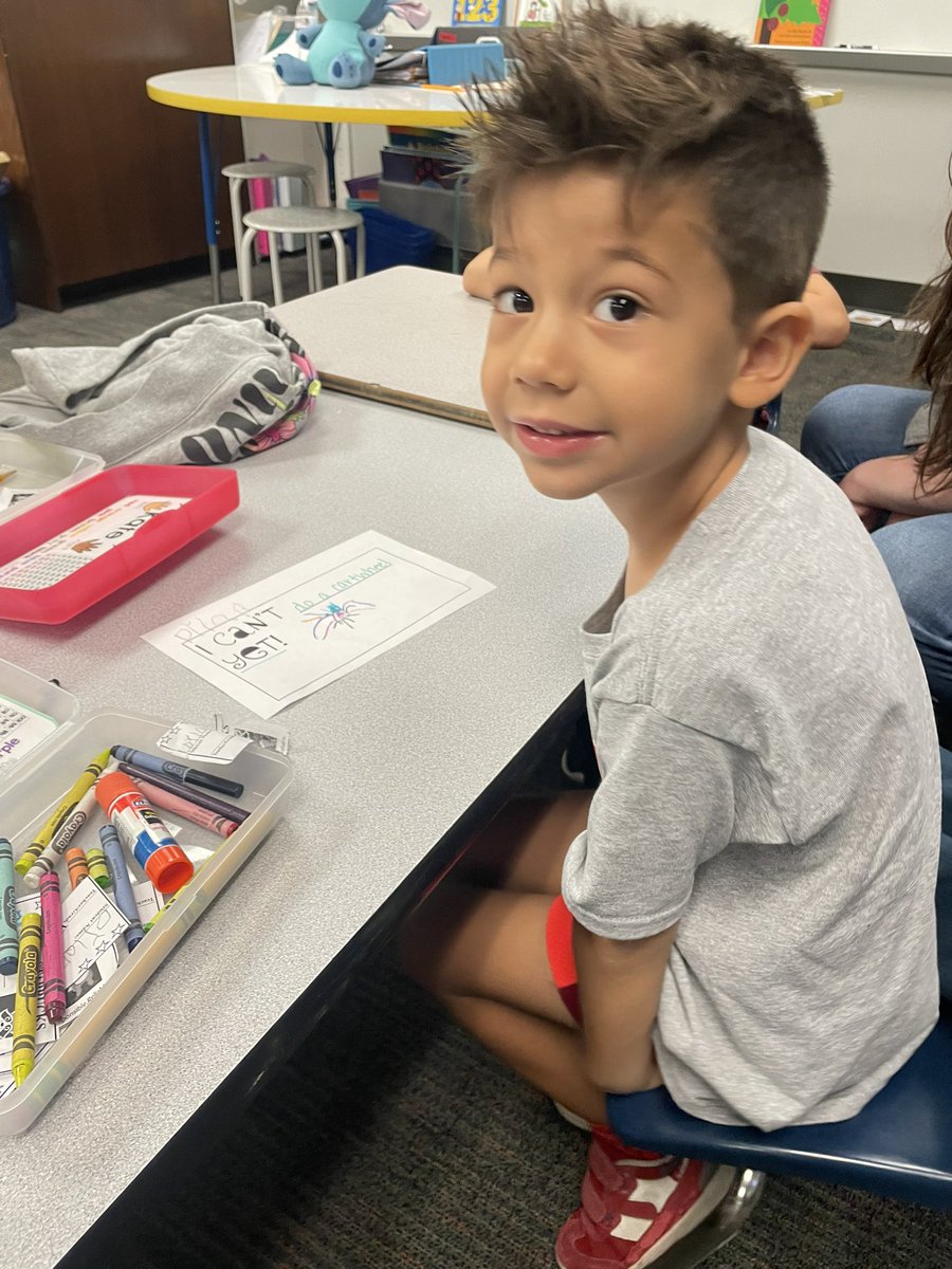 krislitzjohnson's tweet photo. These @HumbleISD_WHE kinder kiddos are learning about the #powerofYET with the #great8skill #optimisticthinking 🧠 💡 They will do great things this year!! 👏🏼 https://t.co/2kklctHcye