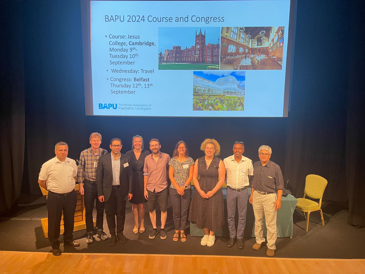 Hypospadias consensus team at BAPU 2023, Cambridge