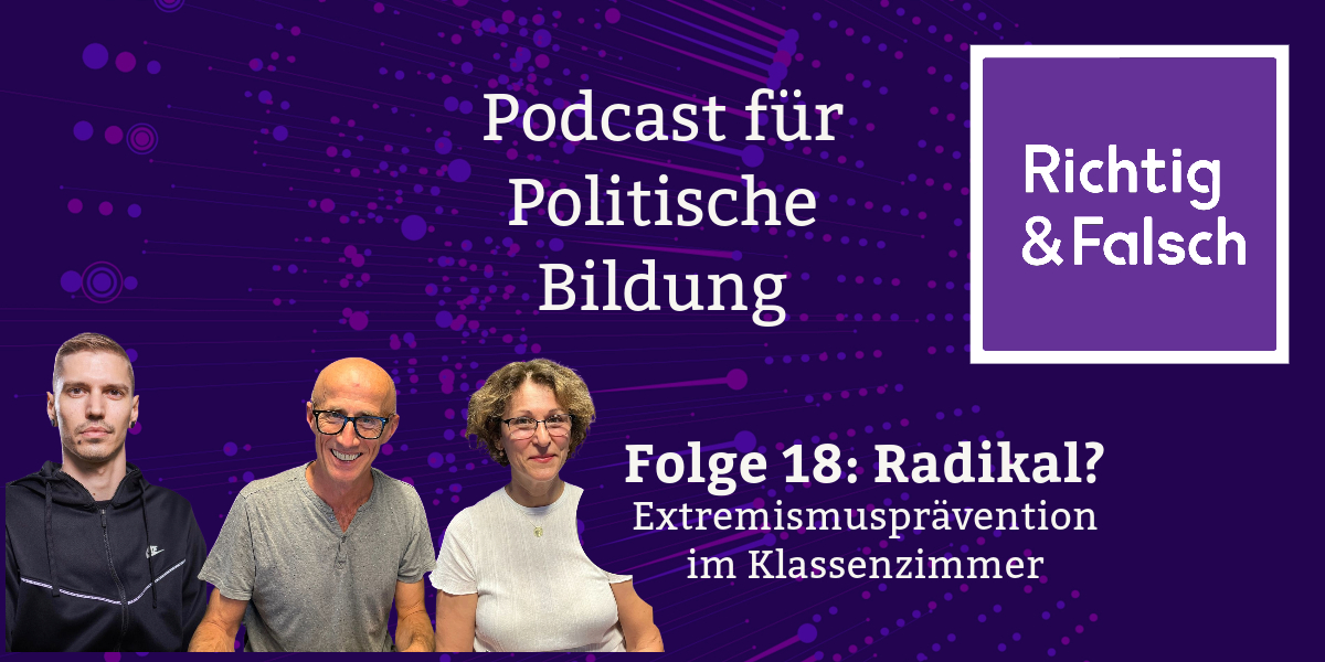 Eine neue #podcast Folge ist online gegangen! 
Folge 18: Radikal? Extremismusprävention im Klassenzimmer. Mit Fabian Reicher (Beratungsstelle Extremismus), Andreas Peham (DÖW), Sevgi Bardakci und Tom (DSN).
politik-lernen.at/folge18_richti…
#praevention #extremismus