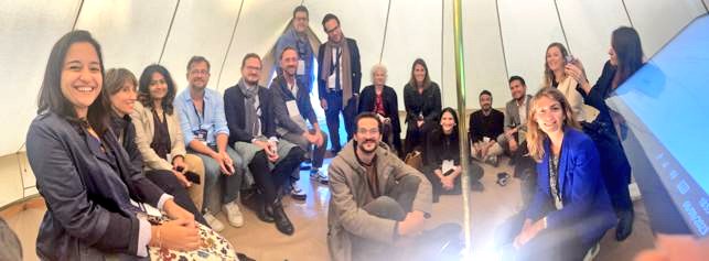 🇪🇪 so great to meet with many interesting people working on citizen participation, open government and civic tech. Even got time to gather the members of the OECD Innovative Citizen Participation Network - our first meeting in a tent 🤭 #OGPEstonia