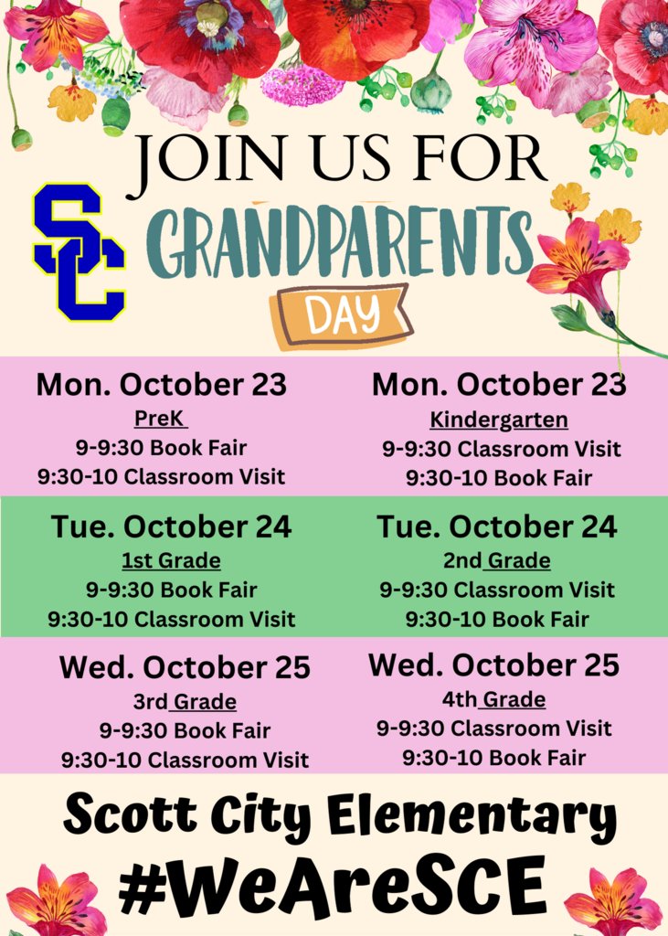 We are excited to invite you to SCE's Grandparents Day. We hop you can make it! #WeAreSCE