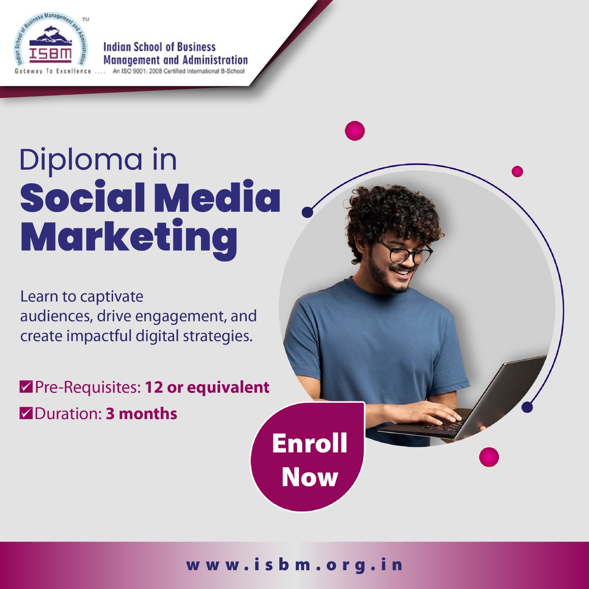 isbma's tweet photo. Dive into the Digital Marketing Universe with Our Diploma Program! 💼🌟 

Unlock the secrets of social media success. Join us today!

Limited Seats Available, Enroll Now! : https://t.co/Vf1oXyKFj7

#ISBMA #DigitalMarketing #socialmediamarketing https://t.co/WttbDiILIe