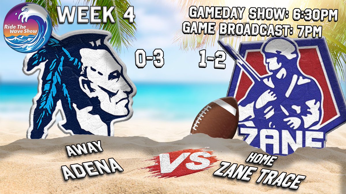 Ride The Wave Show (@ridethewave2023) on Twitter photo Don’t forget to tune into our livestream tonight as <a href="/NateDreitzler44/">Nate Dreitzler Adena</a>, <a href="/2026lucasking40/">Lucas King ‘26</a>, and the <a href="/AdenaAthletic/">AdenaAthleticBoosters</a> Warriors invade the land of <a href="/CarterLangley11/">Carter Langley</a>, <a href="/blakephillips_4/">Blake Phillips</a>, <a href="/AadenDunn/">Aaden Dunn</a>, and the <a href="/ZaneTraceHS/">ZTHS</a> Pioneers!
Livestream will begin at 7 pm!
#ridethewaveshow Don’t forget to tune into our livestream tonight as <a href="/NateDreitzler44/">Nate Dreitzler Adena</a>, <a href="/2026lucasking40/">Lucas King ‘26</a>, and the <a href="/AdenaAthletic/">AdenaAthleticBoosters</a> Warriors invade the land of <a href="/CarterLangley11/">Carter Langley</a>, <a href="/blakephillips_4/">Blake Phillips</a>, <a href="/AadenDunn/">Aaden Dunn</a>, and the <a href="/ZaneTraceHS/">ZTHS</a> Pioneers!
Livestream will begin at 7 pm!
#ridethewaveshow