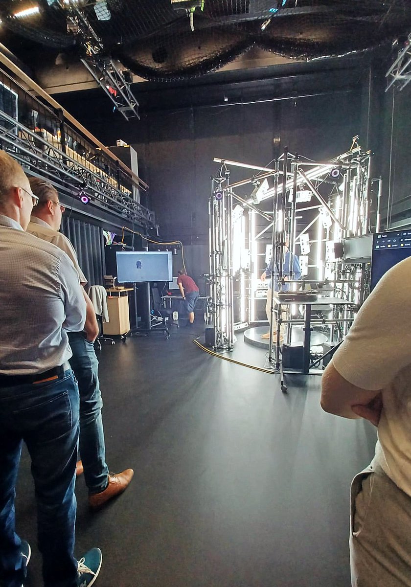 VBoldosova's tweet photo. Visiting the Centre for Immersive Visual Technologies (CIVIT) at Tampere  University during the government-funded 'Data Asset' project meeting. #sustainability #sustainablemanufacturing #primapower https://t.co/gJvUgC2Z4N