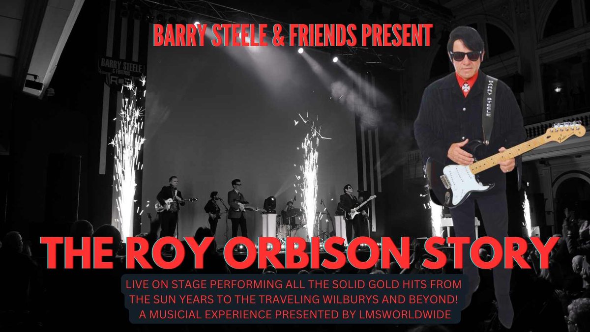 Barry Steele - The Roy Orbison Story

We invite you to Experience the unforgettable sound of a generation with Barry Steele.

📆 Saturday, 11 May 2024
📲 tinyurl.com/4rdnay6y