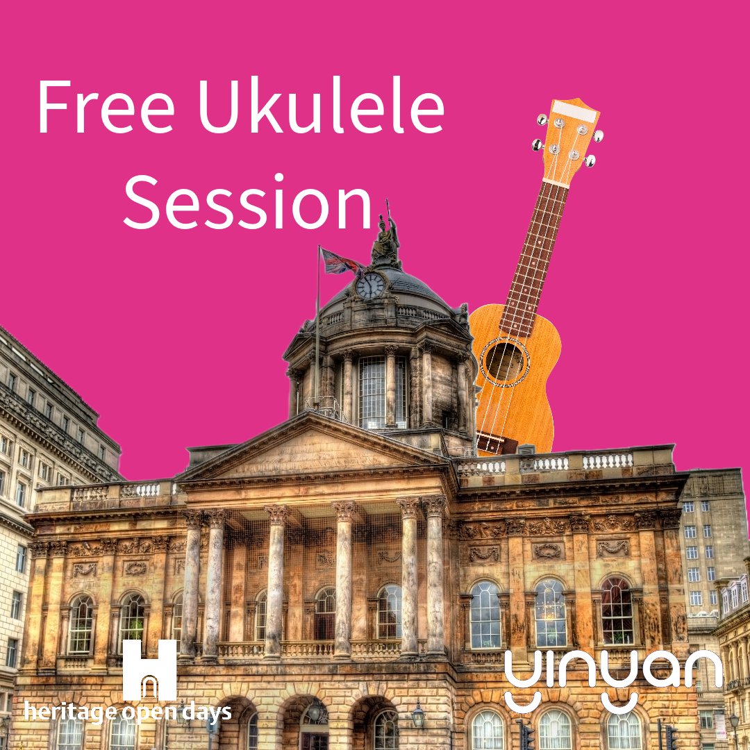 There are now just 15 places available for our Free Ukulele session during our Heritage Open Day! Book your ticket here - bit.ly/FreeUkuleleSes…