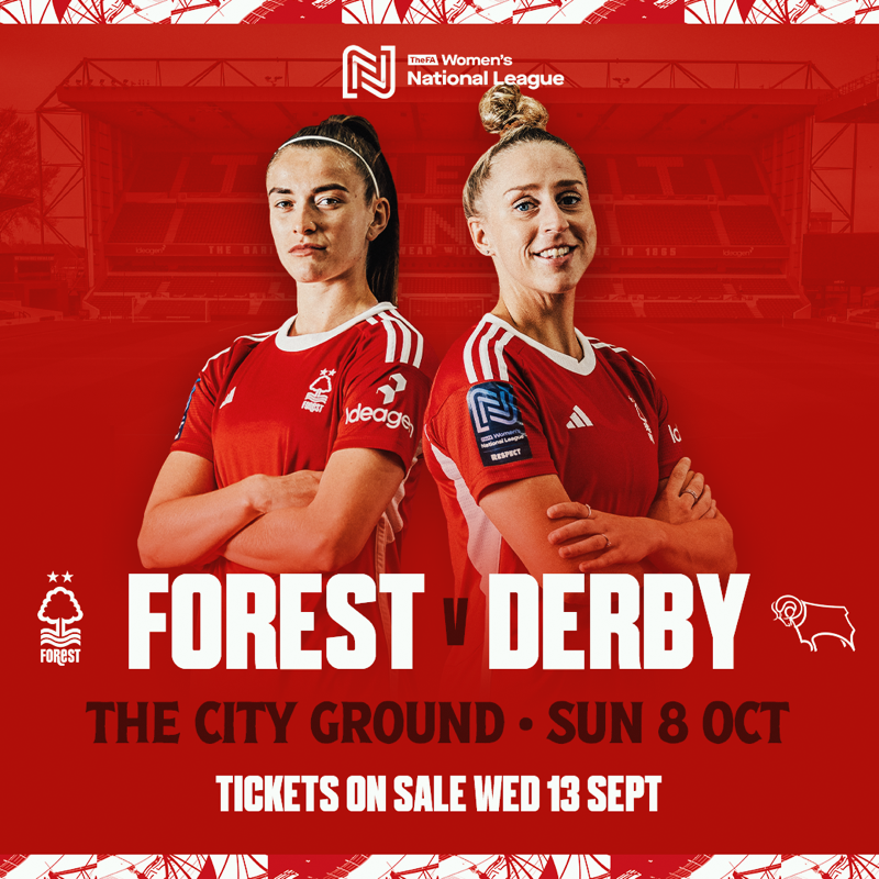 NFFC's tweet photo. The City Ground will host ✌️ @NFFCWomen fixtures in October and November.

Purchase your tickets from 10am on Wednesday! 🎟