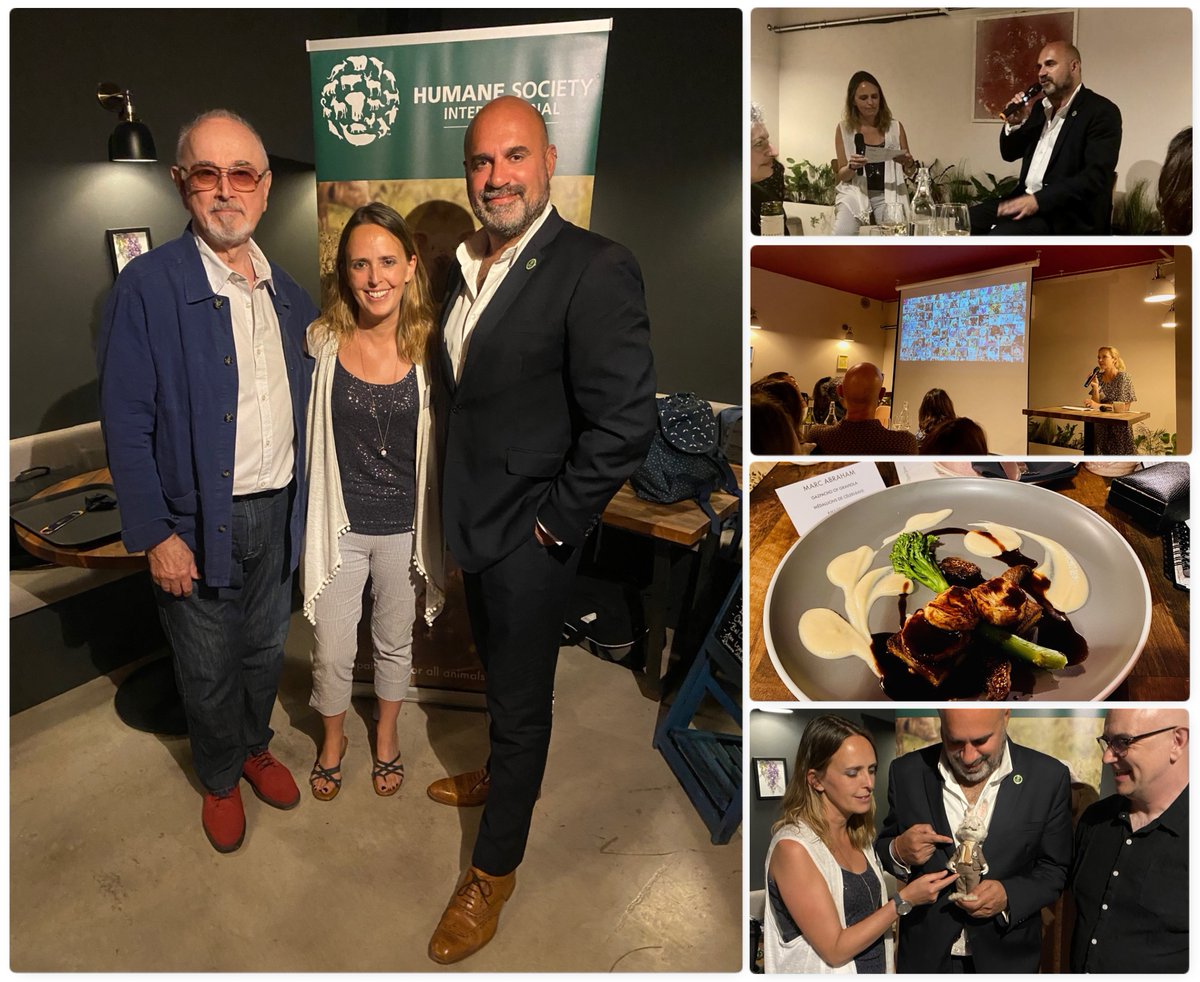 Inspiring eve celebrating 20 years of @HSIUKorg in company of some of my fave animal welfare peeps. Honoured to chat with @ClaireHSI about campaigning, #BeMoreMosquito, @APDAWG1 & new doc. Also met #SaveRalph, plus #OliveiraKitchen is amazing for plant-based food! #AnimalWelfare