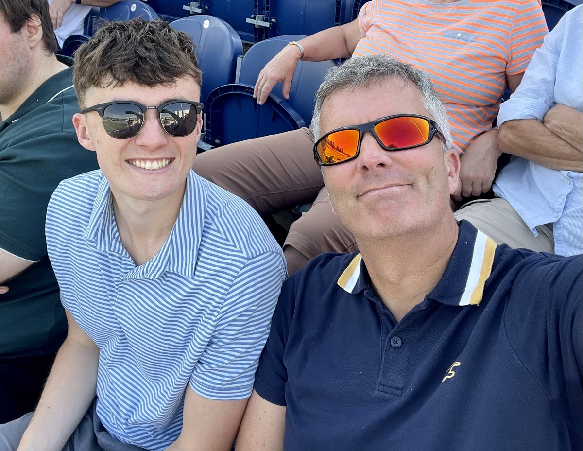 russrthomas's tweet photo. Glorious day @GlamCricket watching @ECB_cricket v @BLACKCAPS #ENGvNZ https://t.co/5OOzAhoXb9
