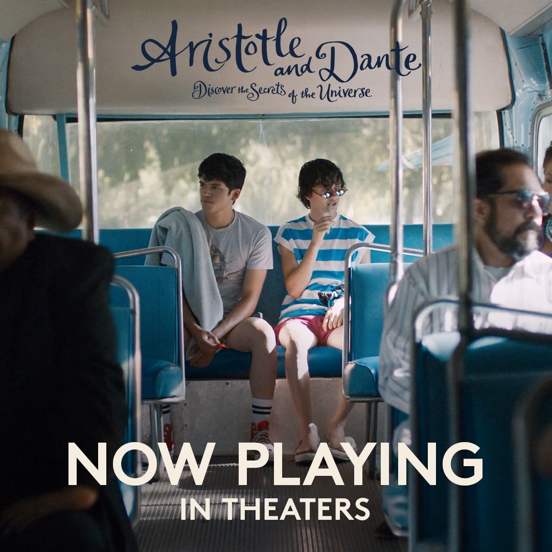 ‼️ The day has finally come, Aristotle and Dante Discover the Secrets of the Universe premieres TODAY in US theaters. #AriandDanteMovie