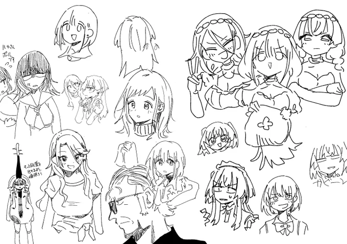 筆慣らし用の落書きキャンバスが埋まったので放出 