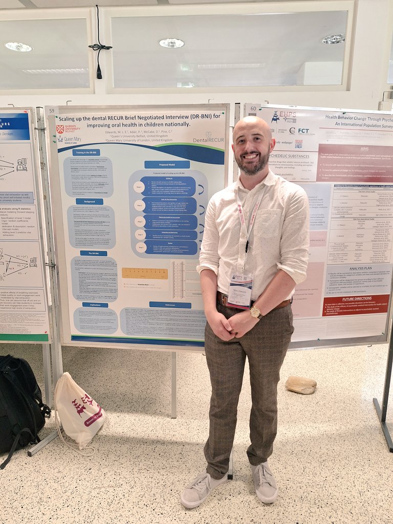 As always, had an incredible time at <a href="/ehps2023/">@EHPS2023</a>. Great to see friends again and make new connections. Brilliant community. Presented a model for scaling up the DR-BNI for improving oral health in children nationally. #EHPS2023 #oralhealth #behaviourchange
