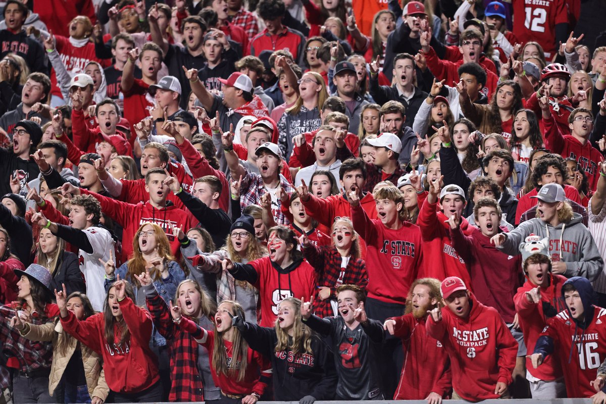 wolfpackclub's tweet photo. GAMEDAY! 

We're back for @PackFootball's home opener and Wolfpack Club Day! Excited to celebrate and thank our donors who make all of what we do possible.

#GoPack https://t.co/PFDNMqkSs9