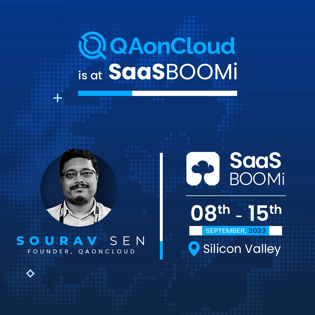 QAonCloud is at SaaSBOOMi. Don't miss your chance to chat with our founder, <a href="/souravsenqa/">Sourav Sen</a> and dive into all things #SaaS. Let's ignite some saas-filled conversations!

@saasboomi