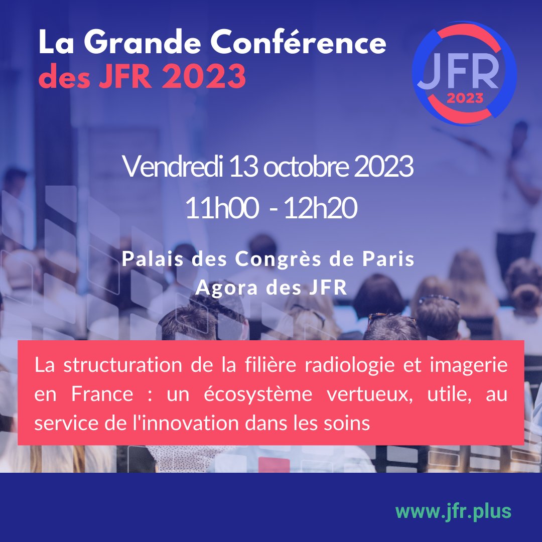 Grande conférence des JFR 2023 -  Thomas Courbe, Directeur Général de la Direction Générale des Entreprises, sera le grand témoin de cette conférence prestigieuse ! Consultez le programme en ligne : ow.ly/Ja3G50PJhTr #JFR2023
 #Radiologie #InnovationEnSanté #SantéPublique